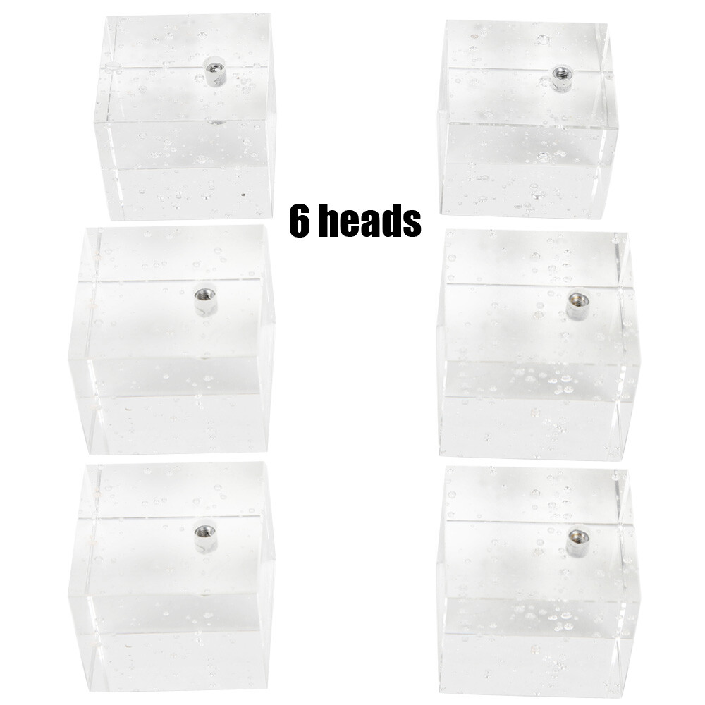 Modern 6 Heads Bathroom Vanity LED Crystal Mirror Light Front Wall Lamp Fixture