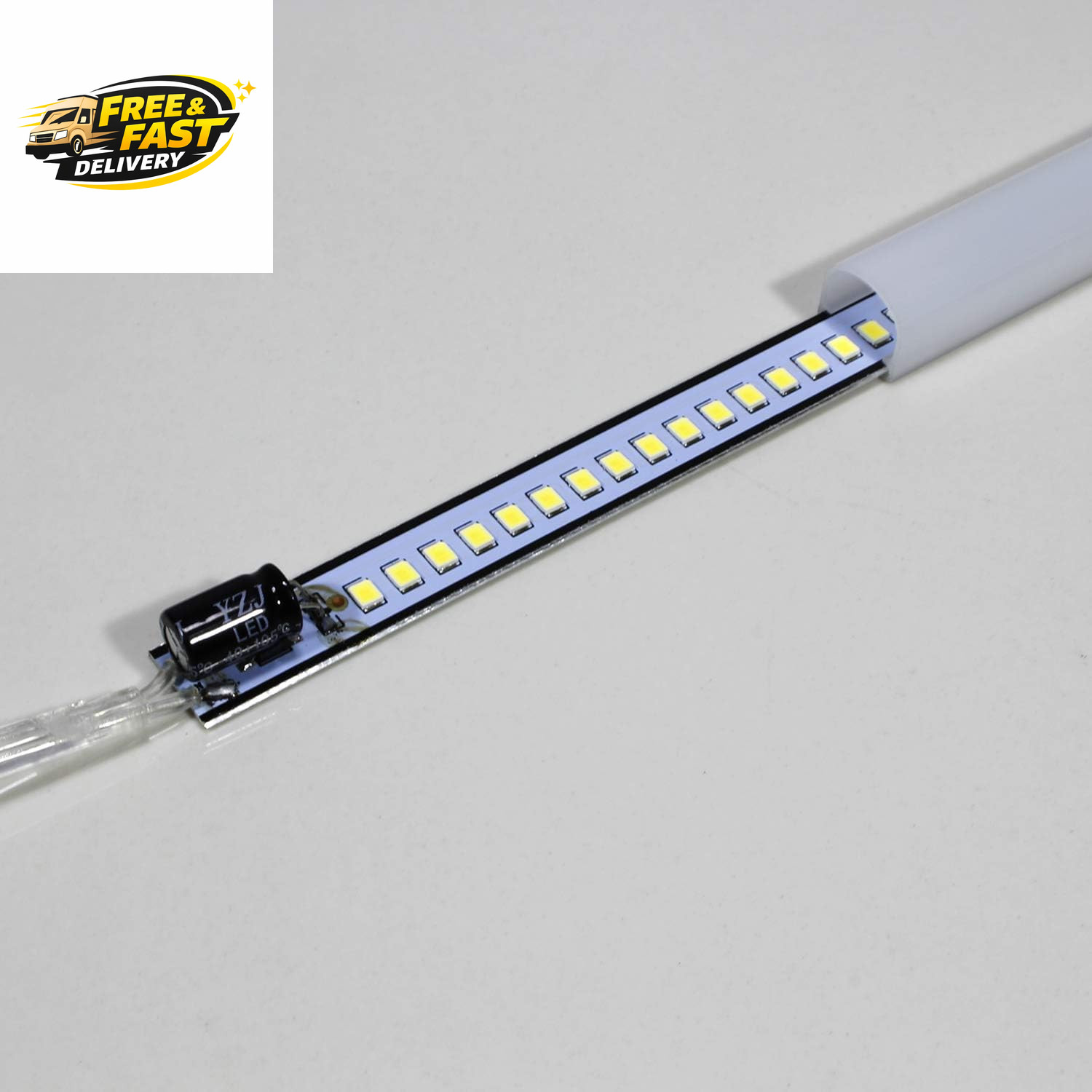 110V LED under Cabinet Lighting,17Inch LED Strip Light Bar with 6Ft Power Cord,)