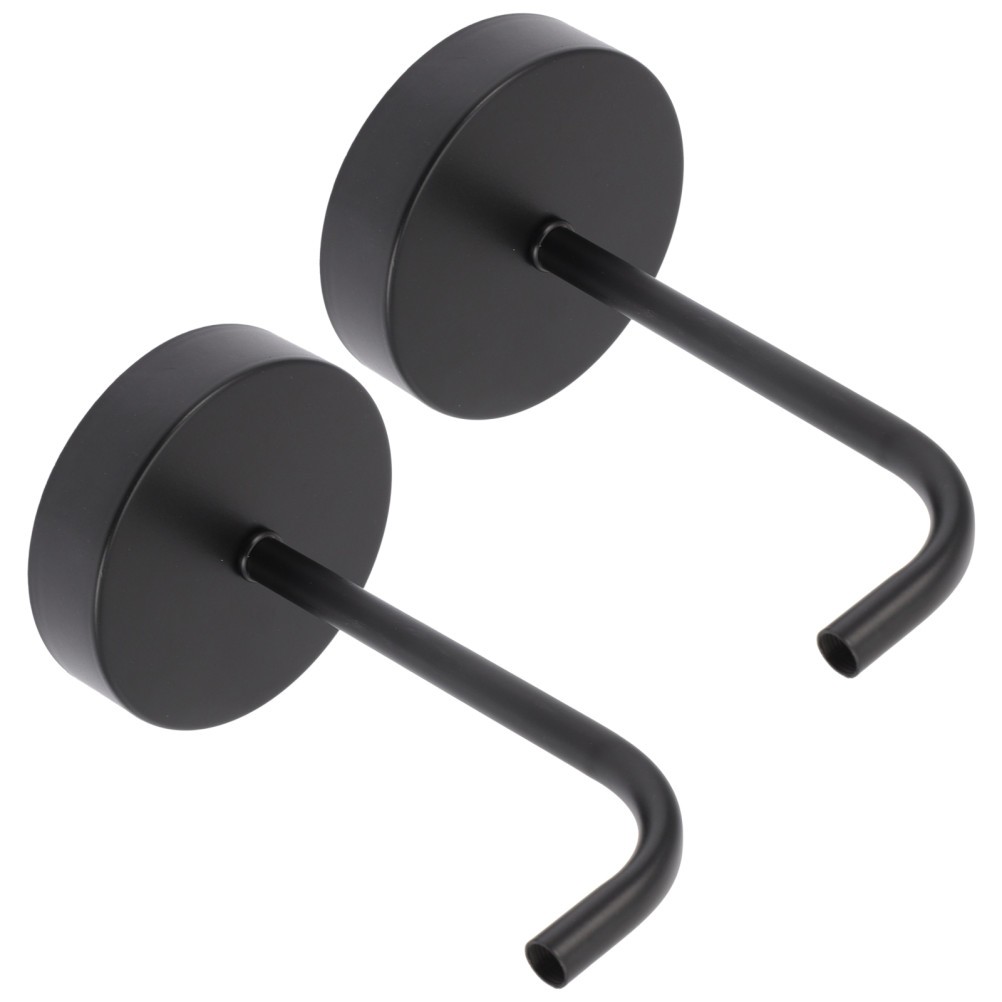2Pcs Versatile Black Metal Lamp Bracket Kit for DIY Pendant Lamp Installation