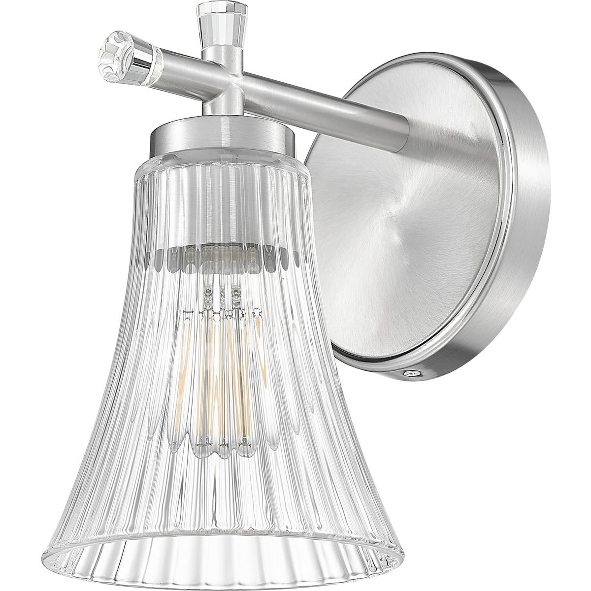 Z-Lite 7519-1S-BN Belle Wall Sconce Wall Light in Brushed Nickel