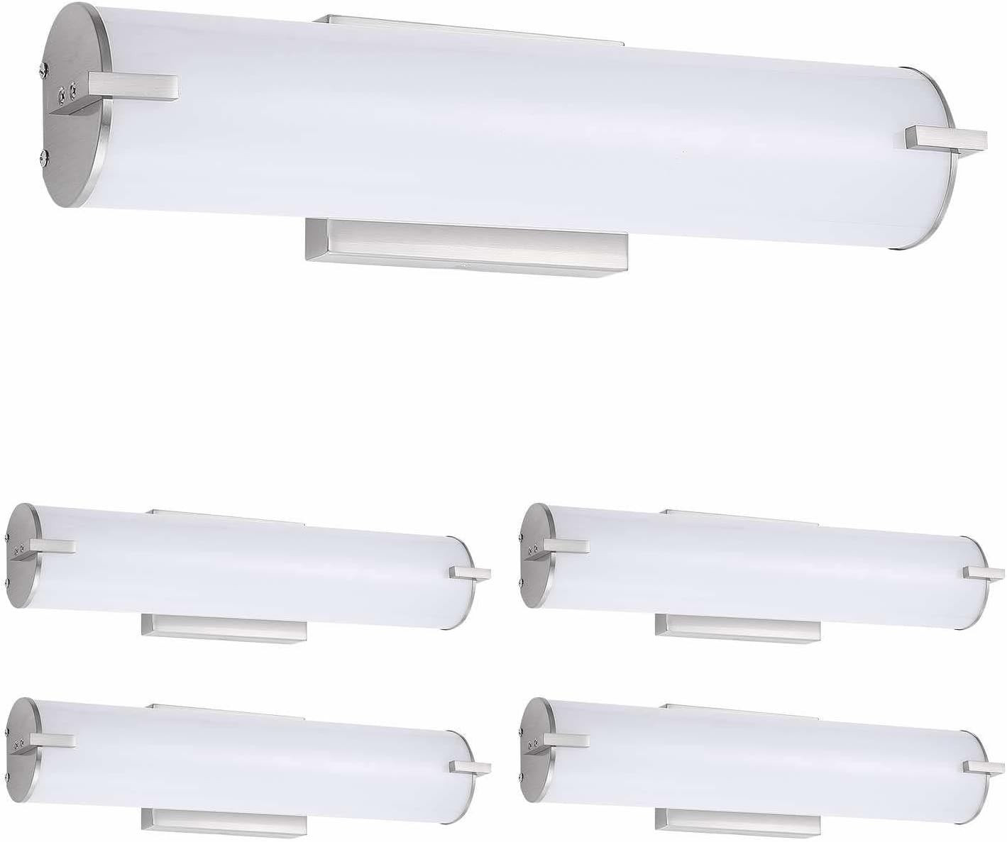 LED 24″ Vanity Flush Mount Light Fixture, Linear Bathroom Lighting Bar | 3CCT, D