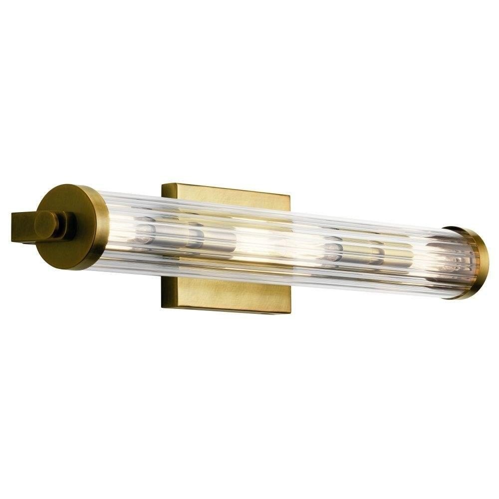 4 Light Linear Medium Bathroom Light Fixture In Vintage Industrial Style-4.5