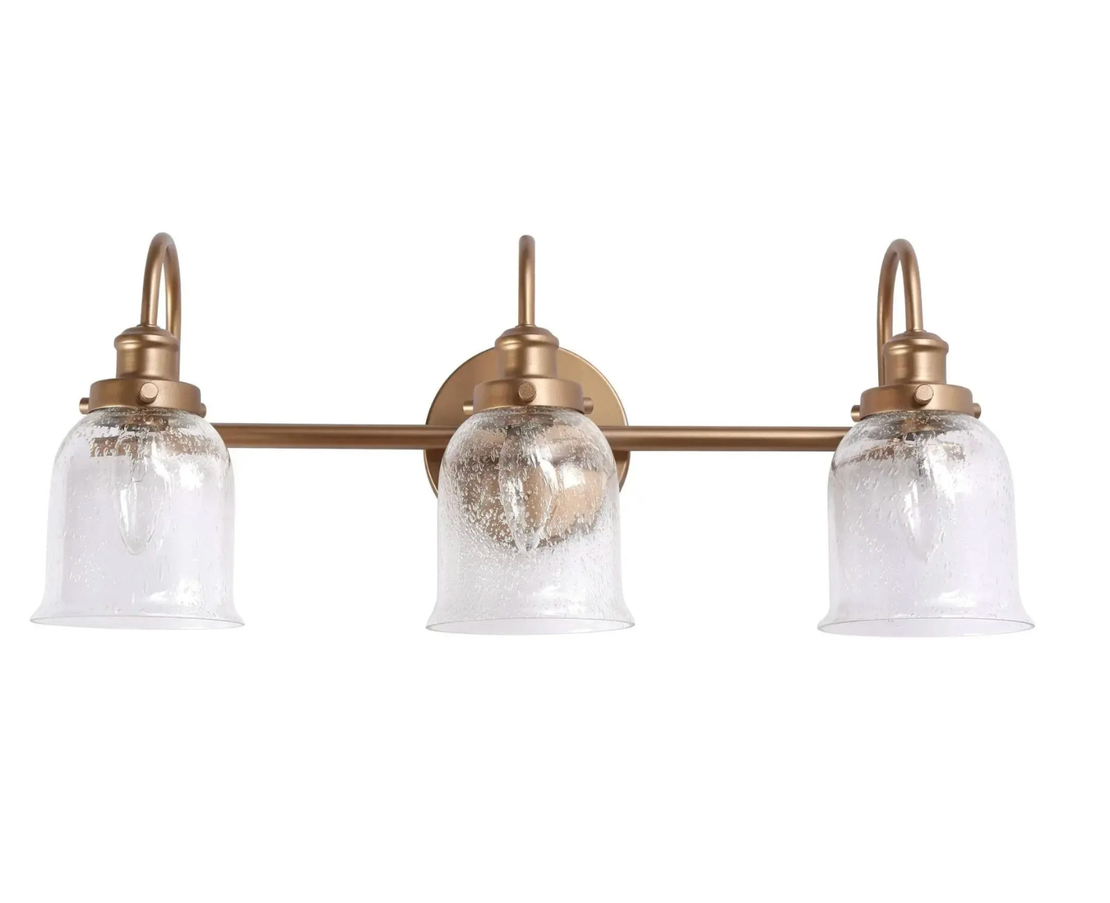Sarrin 3-Light Gold Bathroom Vanity Light A04271