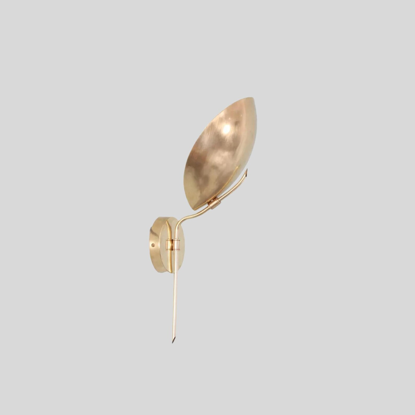Handmade Brass Wall Lamp: Mid Century Italian Luxury Sputnik Lamp
