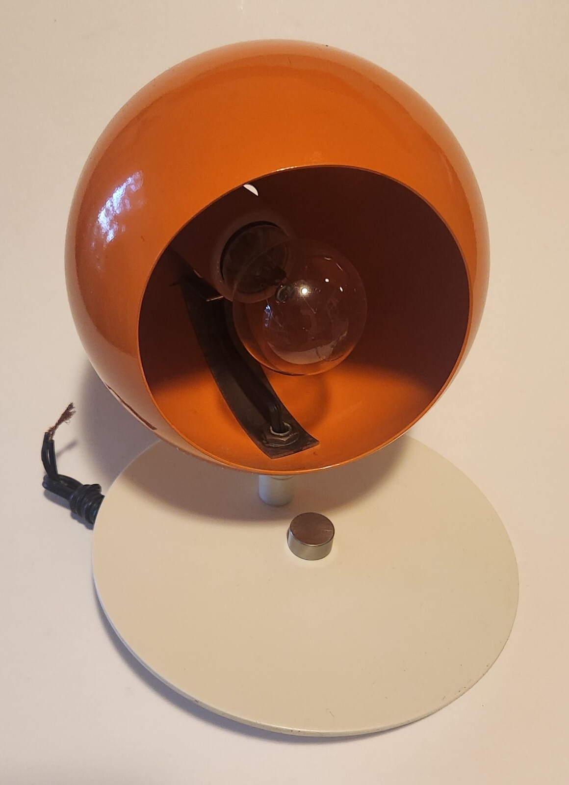 $430 LAMPA Orange Cobble Sconce Hard Wired Modern Wall Sconce