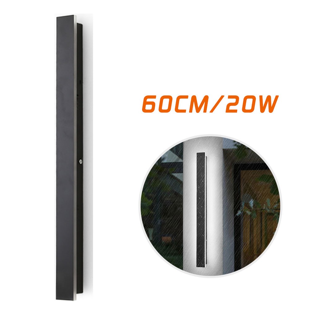 Waterproof LED Wall Light Sconce Modern Lamp Exterior Lights Long Strip Outdoor