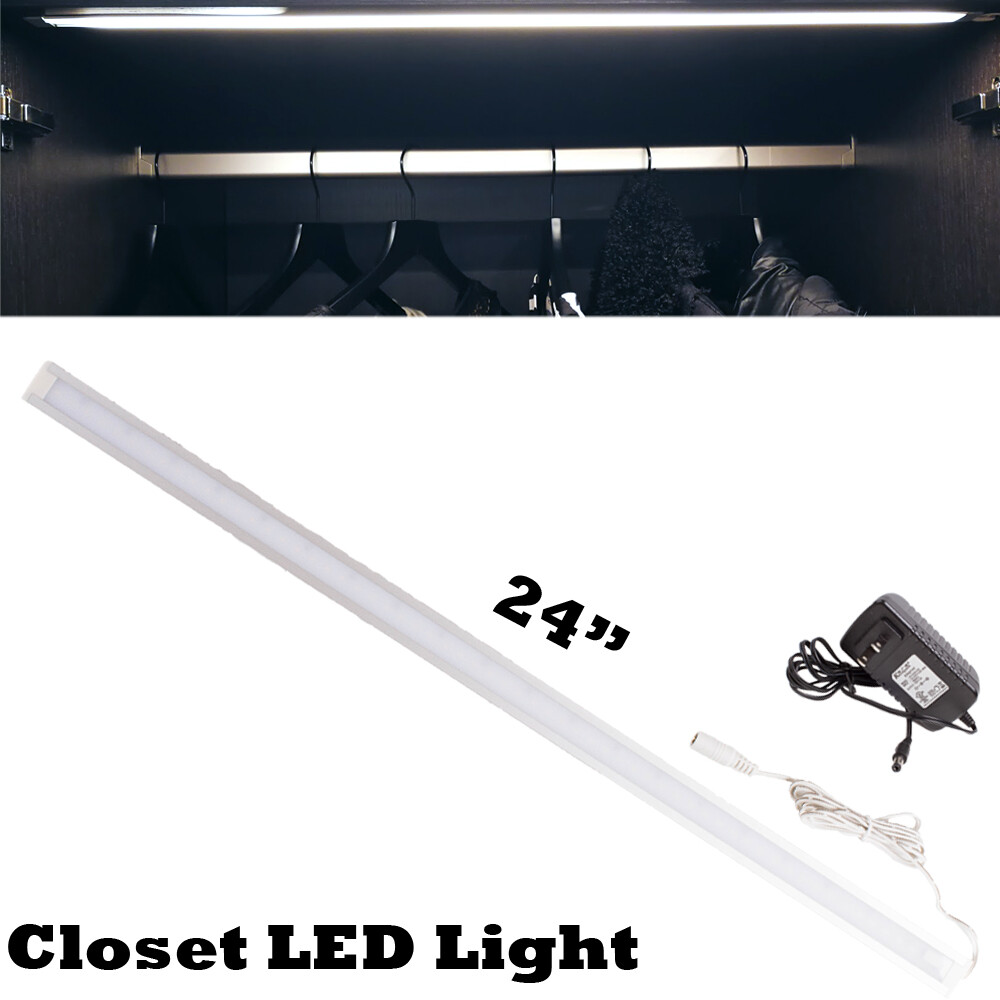 Under cabinet LED Light 24 inches + Touch On Off Switch Builtin+ UL Power Supply