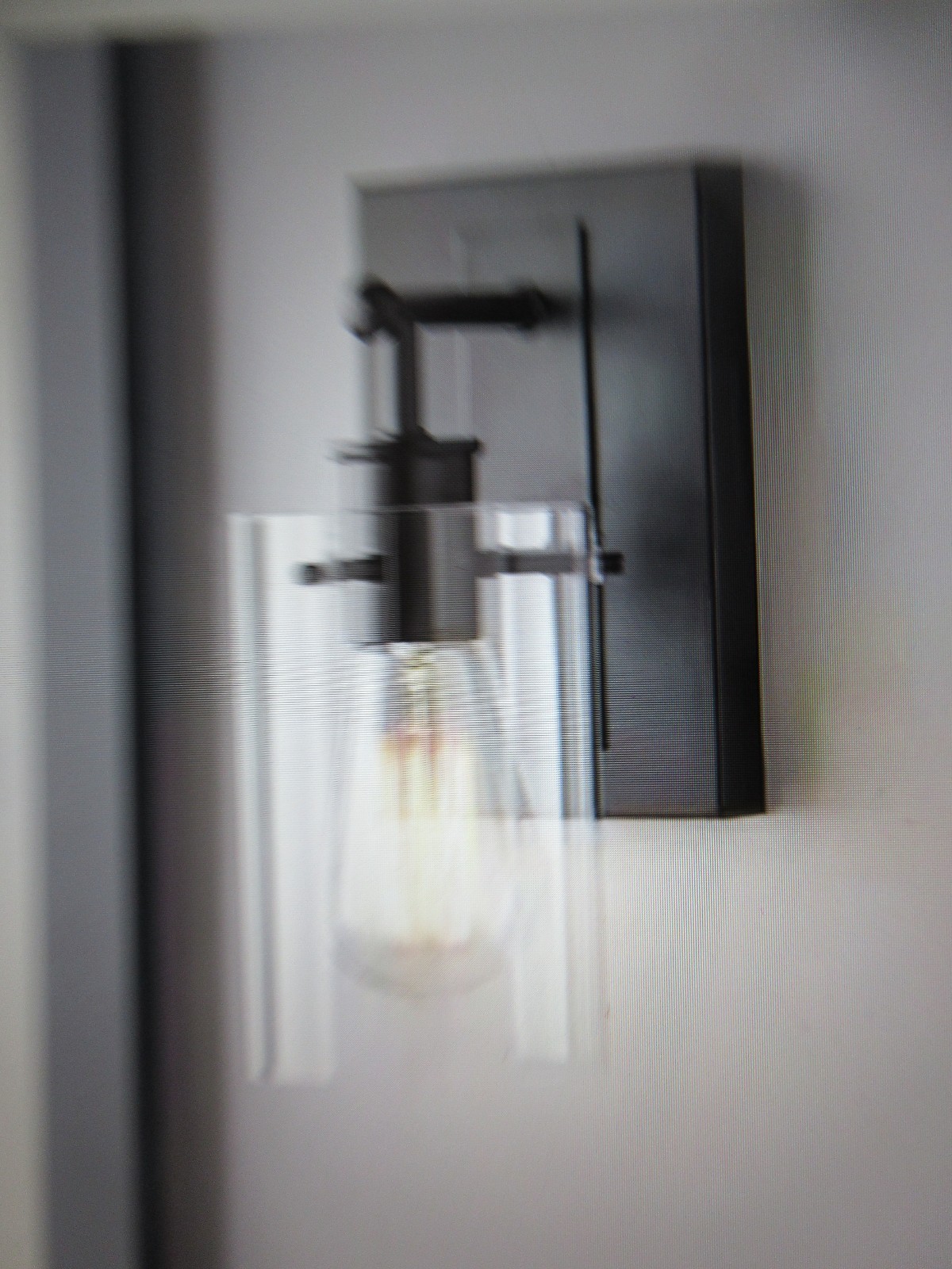 Hampton Bay Regan 4.5 in. 1-Light Espresso Bronze Bathroom Vanity Light