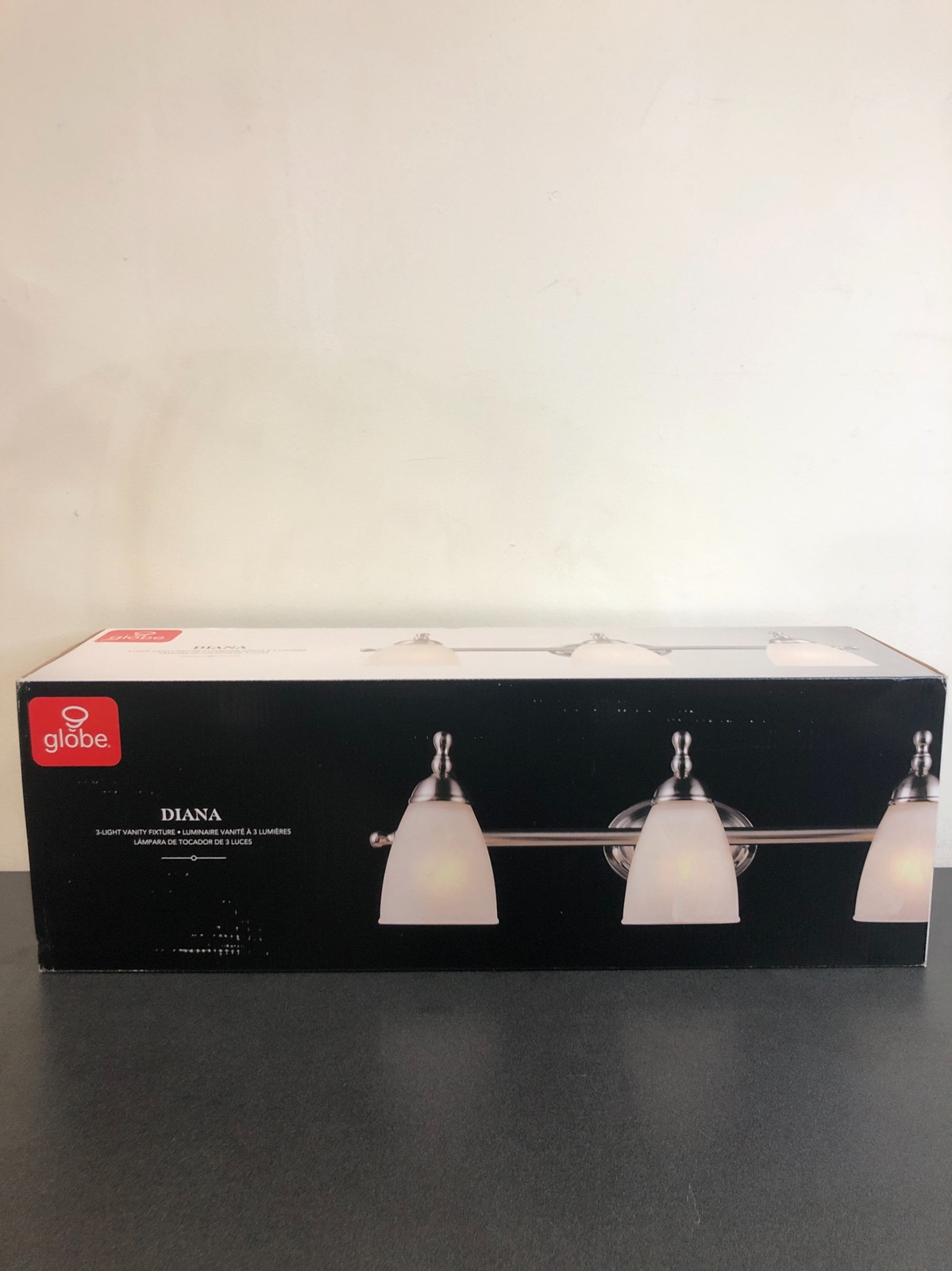 Globe Electric Diana 3 Light 24 Inch Wide Vanity Light with Adjustable Heads