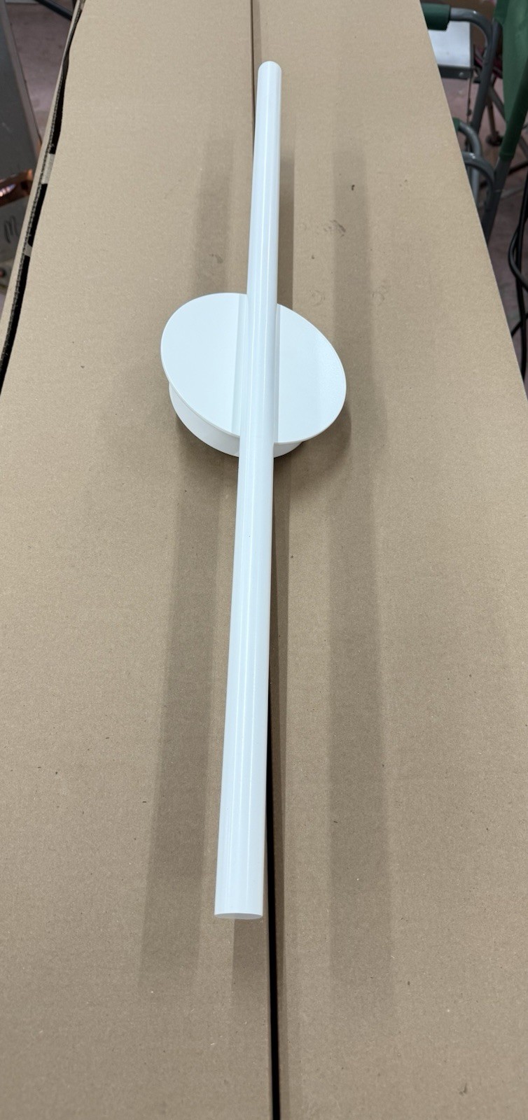 NEW, 32” Arancia Cello W66 Indirect LED Wall Sconce, 120-277v, Powder Coat White