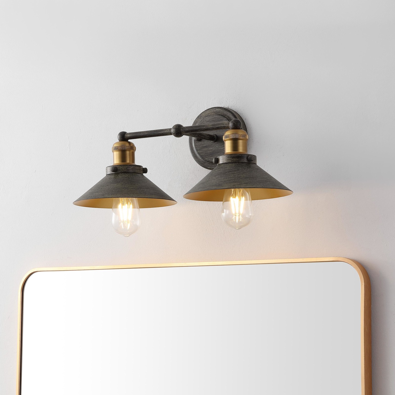 JONATHAN Y Lighting JYL7427 July 2 Light 18″W LED Vanity Light