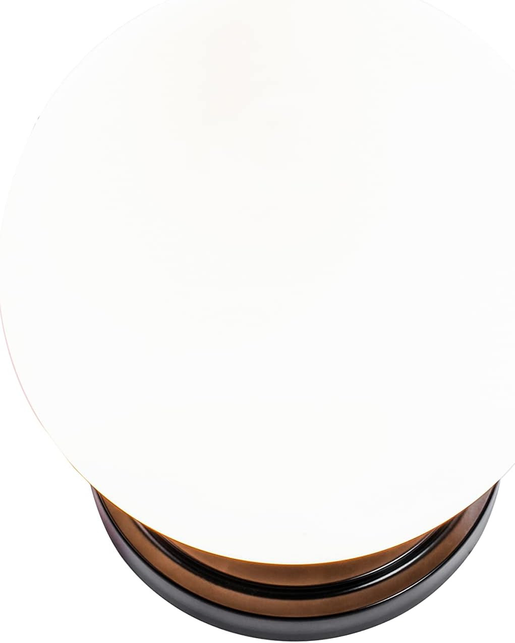 Matte Black Indoor Wall Fixture with Opal Glass – 1 Light, 5-7/8″ X 8-7/8