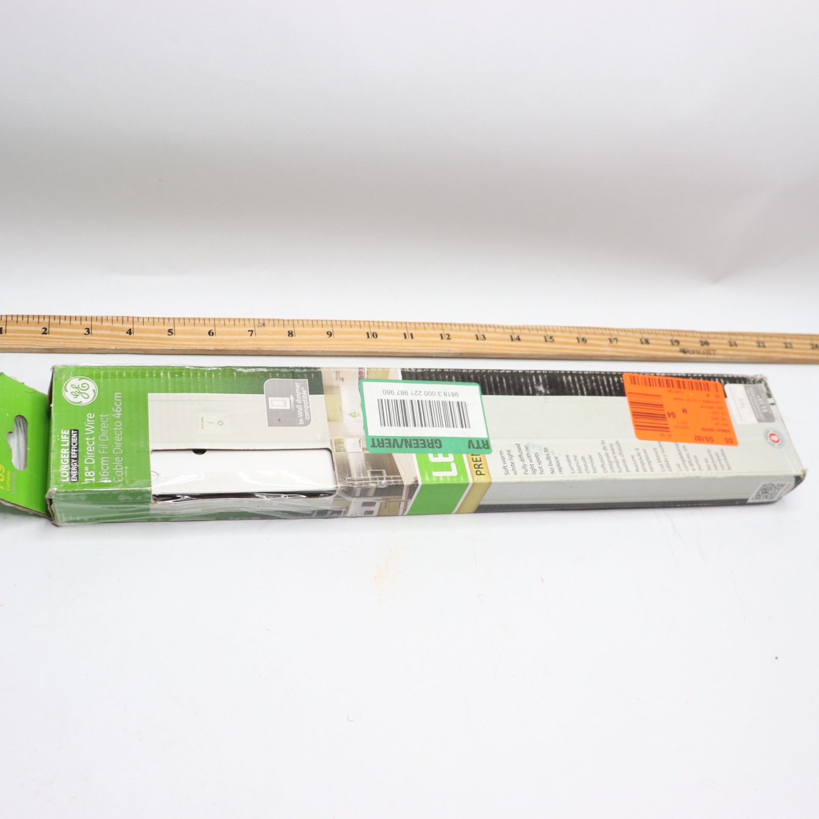 Enbrighten Hardwired 18 in. LED White Under Cabinet Light