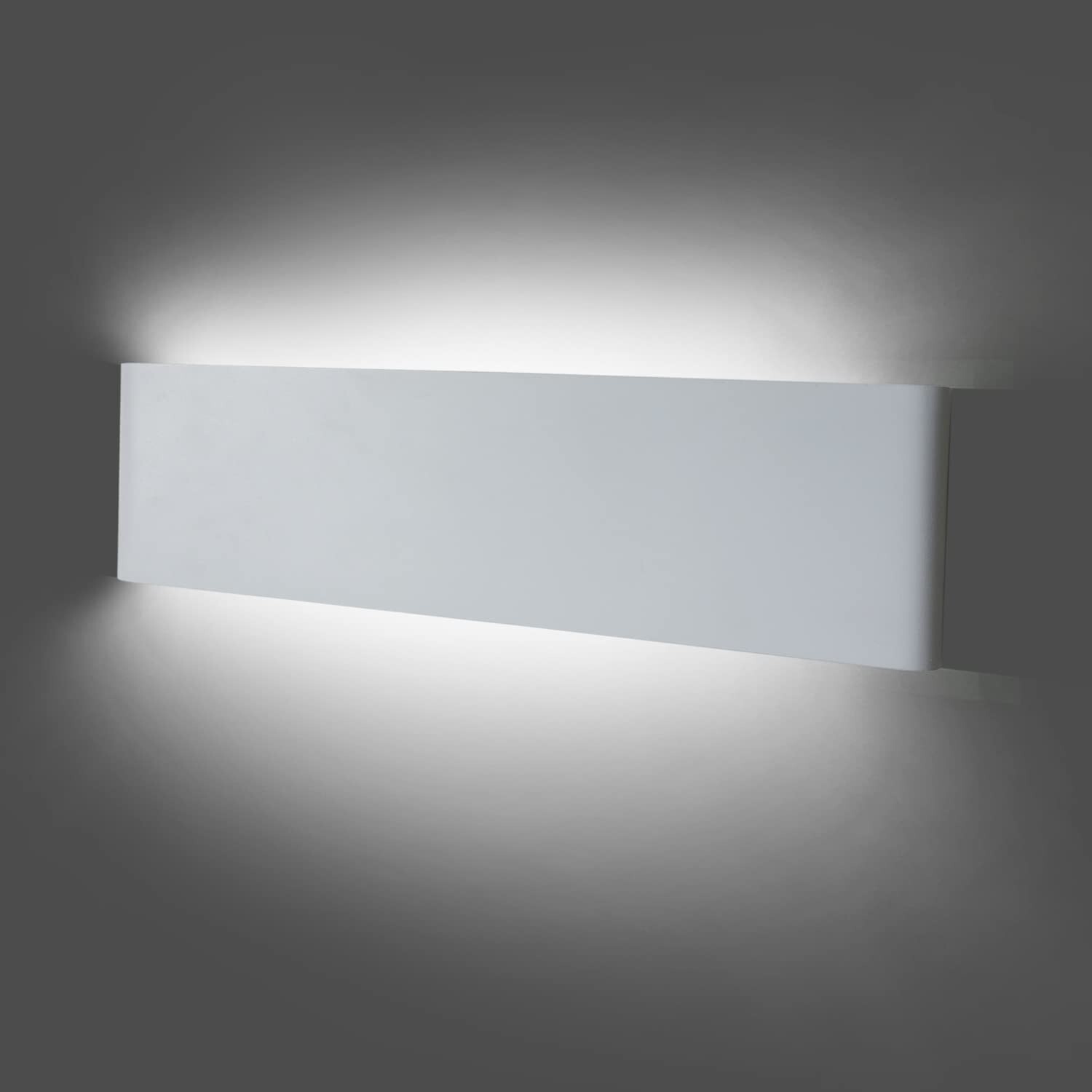 KICAAO 15.7in White Modern Wall Sconce 2-Pack,20W Indoor Vanity Light Up and …