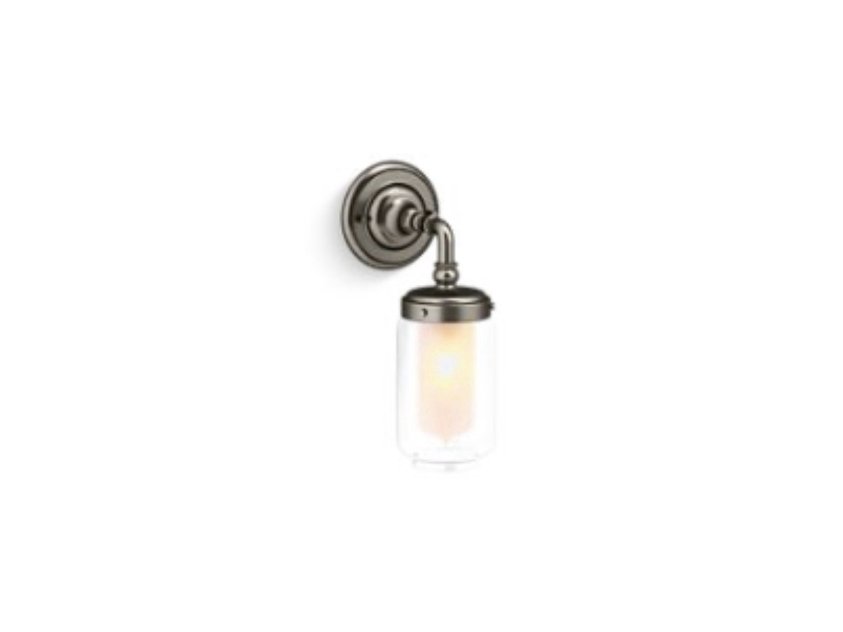 KOHLER Artifacts K-72584-VNT Single Sconce Light – Vintage Nickel