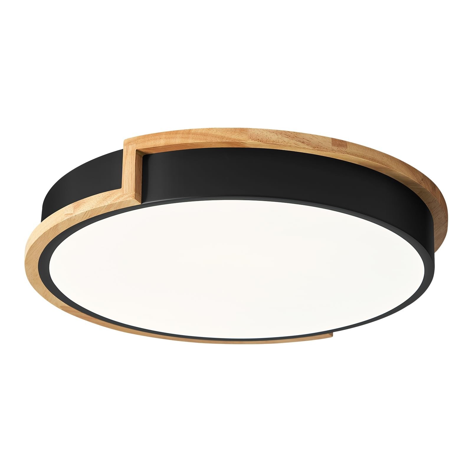 Modern LED Close to Ceiling Light, Round Flush Mount Ceiling Lighting Fixture…