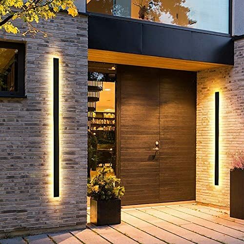 LED Modern Long Wall Sconce Waterproof Outdoor Home Lamp Light Sconce Exterior