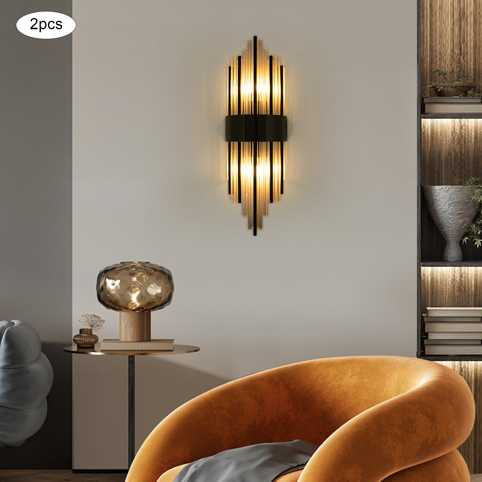 2PCS LED Wall Light Exterior Wall Light Fixture Wall Sconce for Porch Bedroom