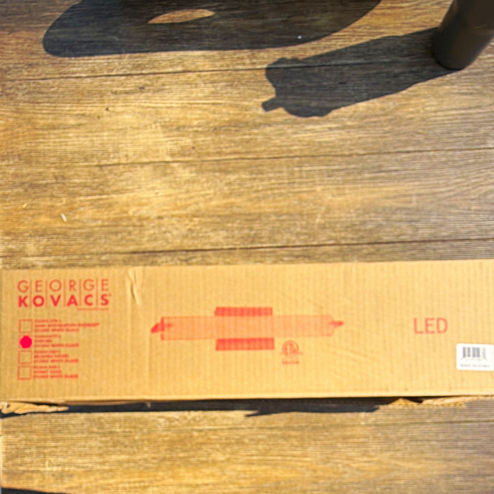 George Kovacs LED Indoor Wall Sconce Light Fixture, Red, Corded Power