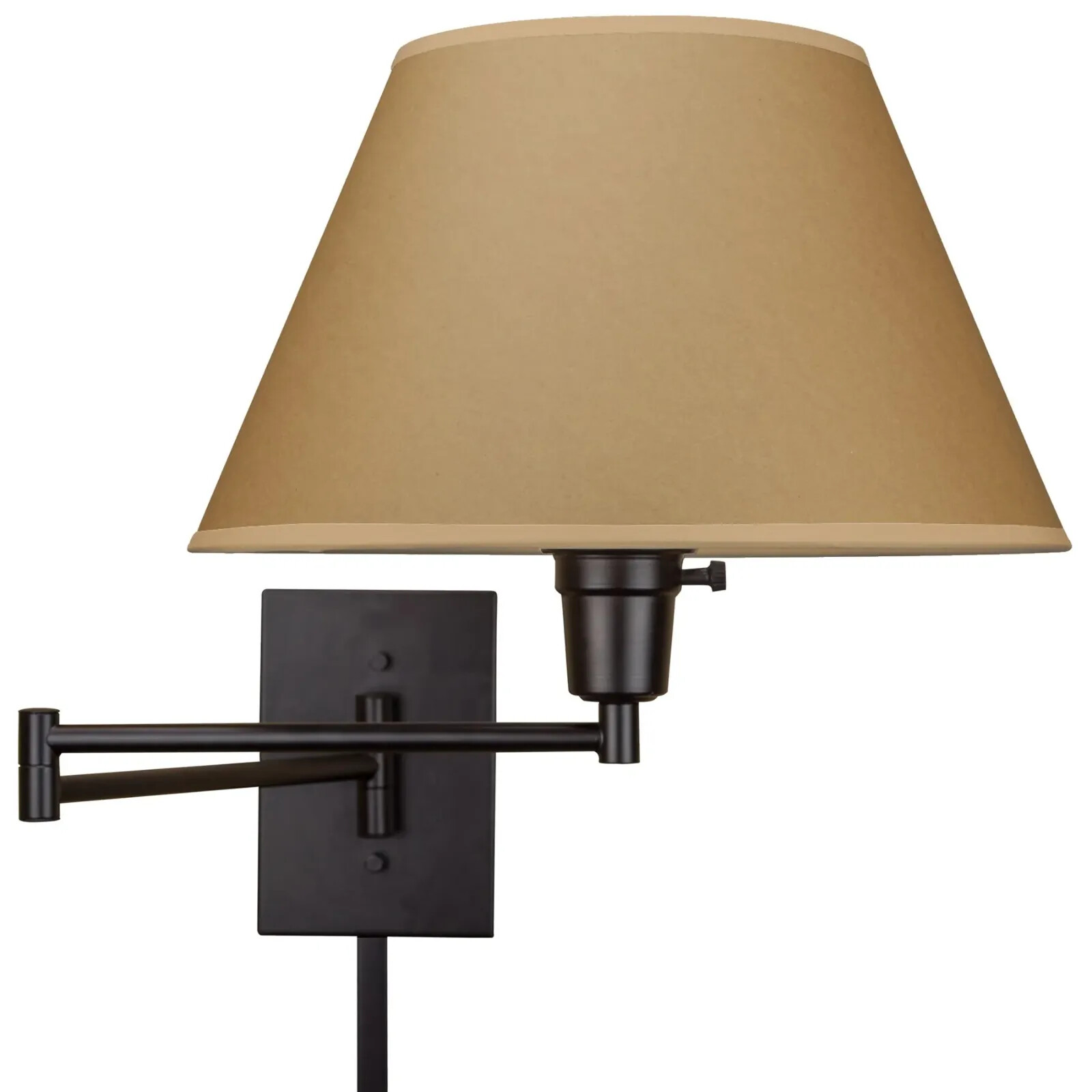 Kira Home Cambridge 13″ Swing Arm Wall Lamp – Plug In/Wall Mount Multi-color opt