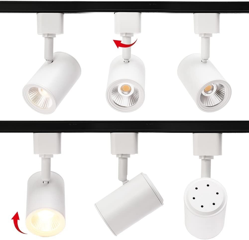 Lmaadri 12W Track Lighting Heads, LED Dimmable H Type Track Lighting fixtures…
