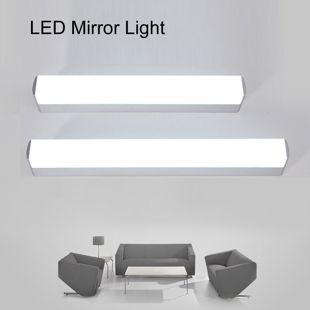 LED Wall Light Bathroom Over Mirror Designer Chrome Effect Lighting 12W 16W 22W