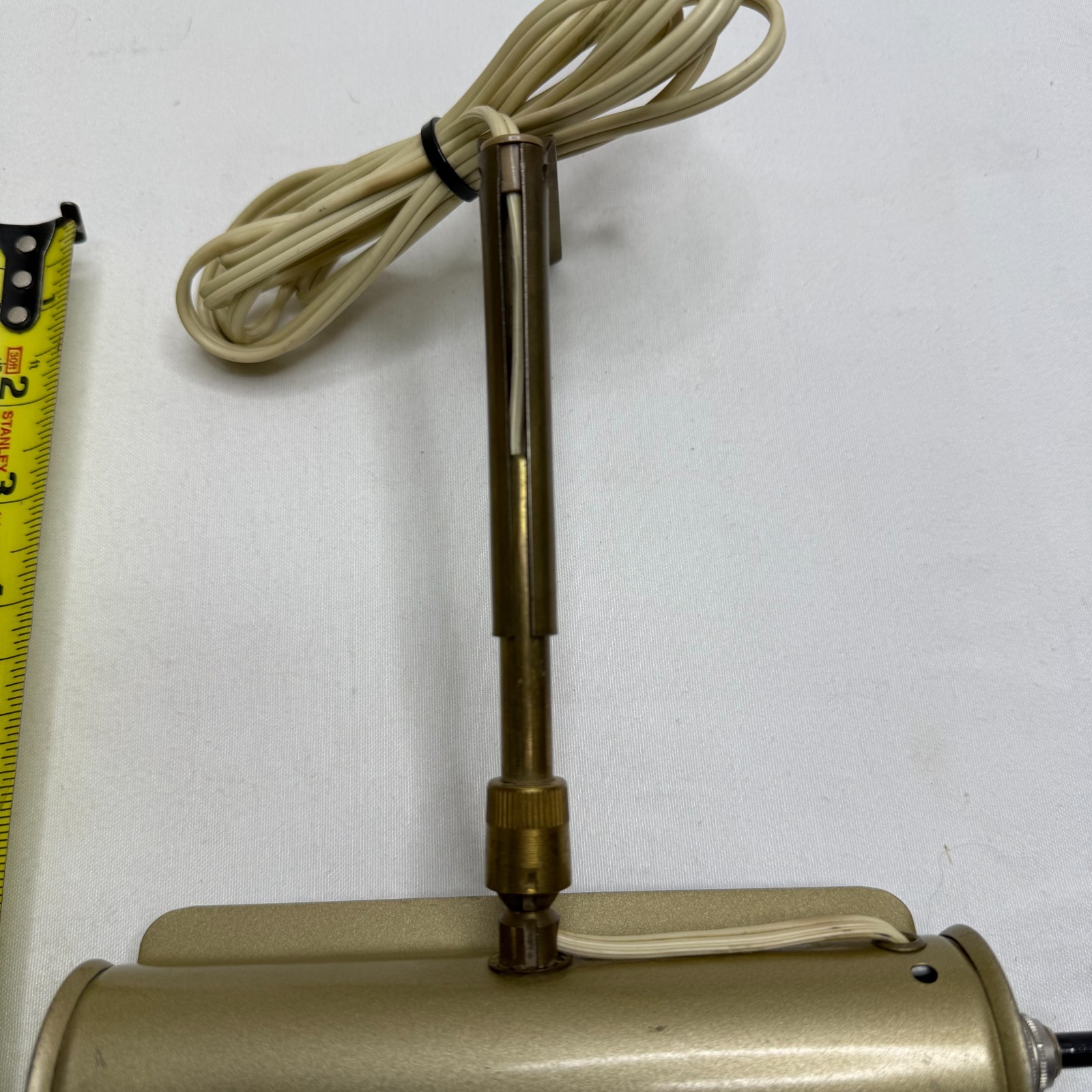 VTG Style Brass/Gold Toned Wall Picture Art Lights Sconce 7″ Working