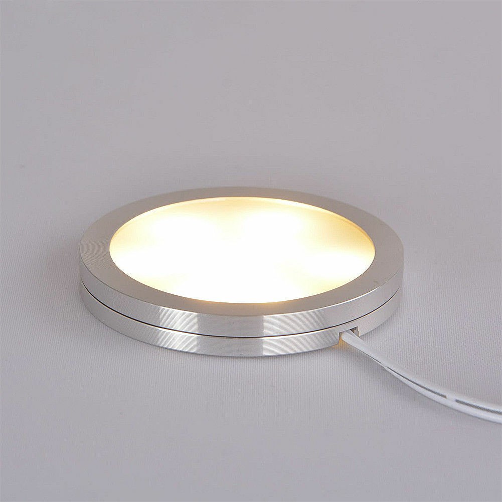 4/8/12X Under Cabinet Lighting Kit LED Kitchen Counter Closet Puck Light Pro