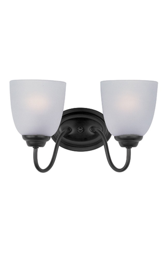 Maxim 10072FT Stefan 2 Light 13″W Bathroom Vanity Light – Black