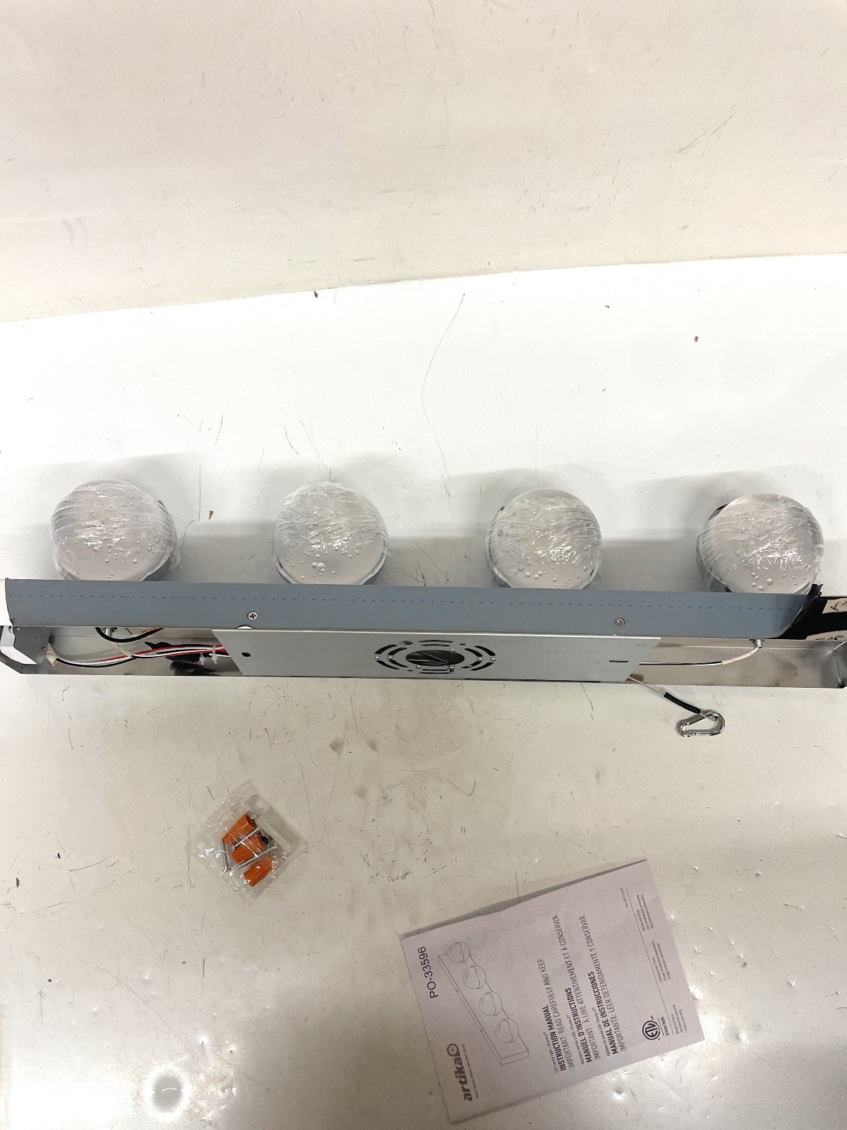 Artika Oracle Chrome Modern Integrated LED Vanity Light Bar, VAN4-OR5C-HD2CR