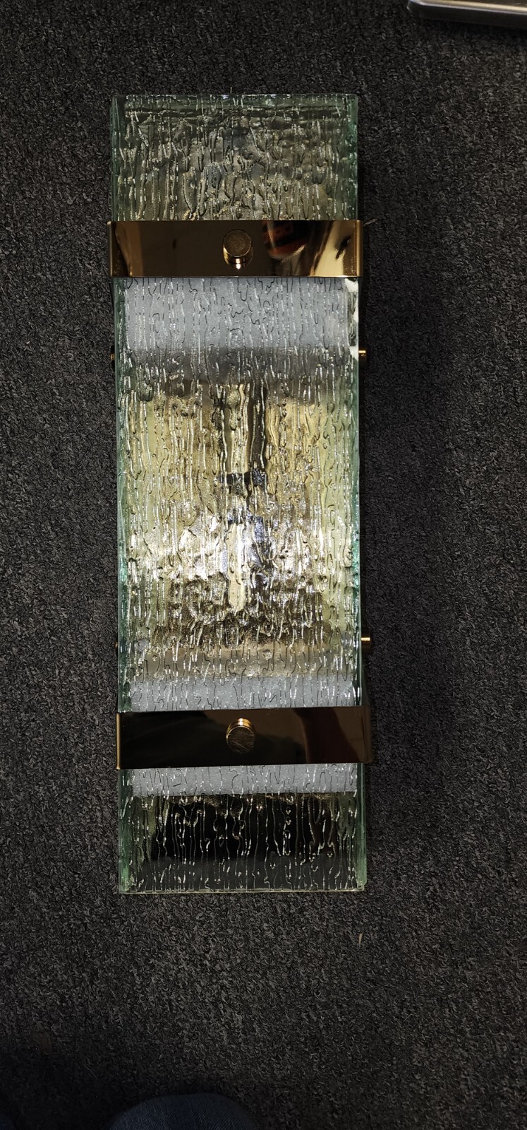 Rosysky 2 Light Gold Indoor Wall Sconce Green Blue Glass E12 Base