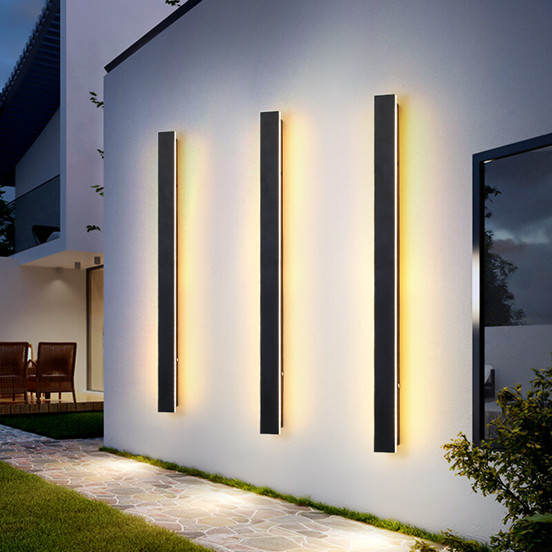 LED Modern Long Wall Sconce Waterproof Outdoor Home Lamp Light Sconce Exterior