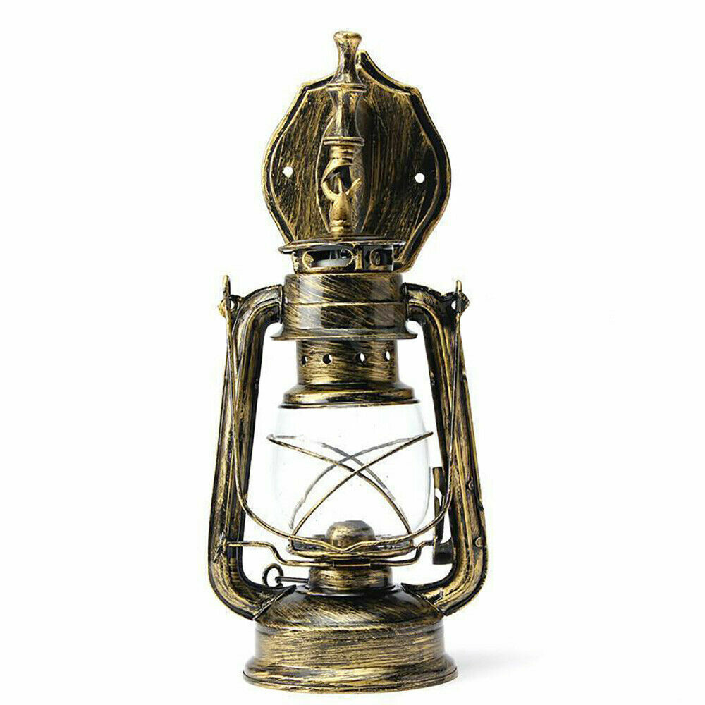 Retro Antique Garden Wall Lantern Metal Plastic Path Lamp Porch Light