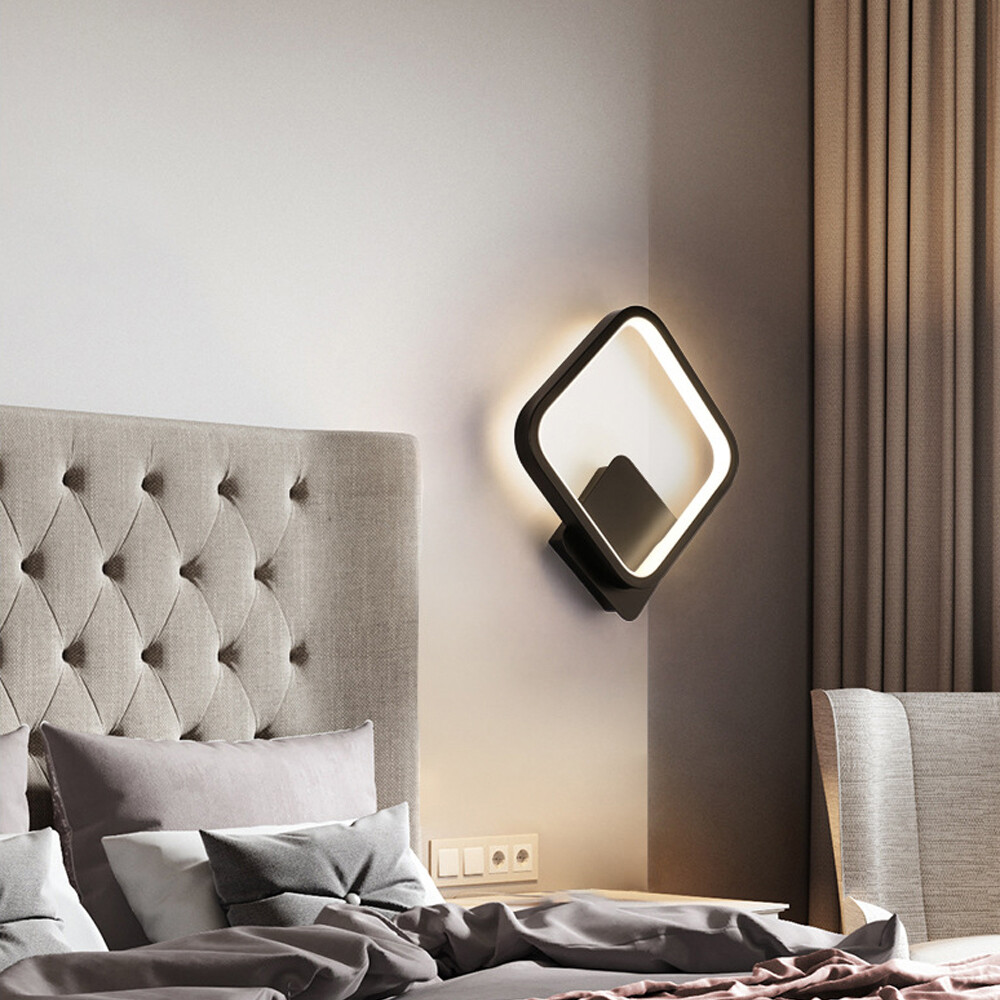 13W LED Wall Sconces Fixture Light Hotel Bedside Hall Indoor Lighting Square New