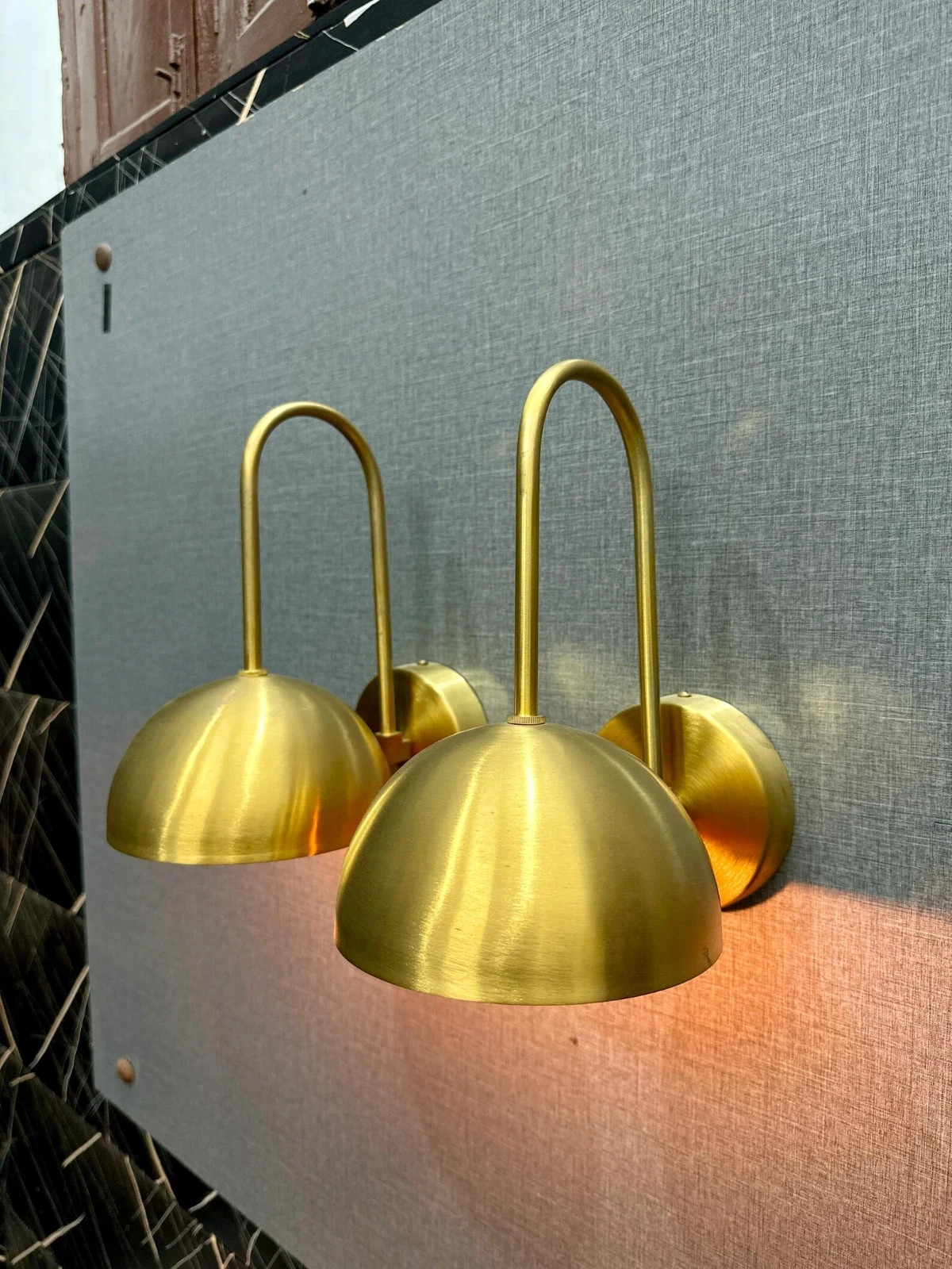 Brass Modern Wall Sconce Bedside Wall Lamps Contemporary Wall Light Brass Lamps