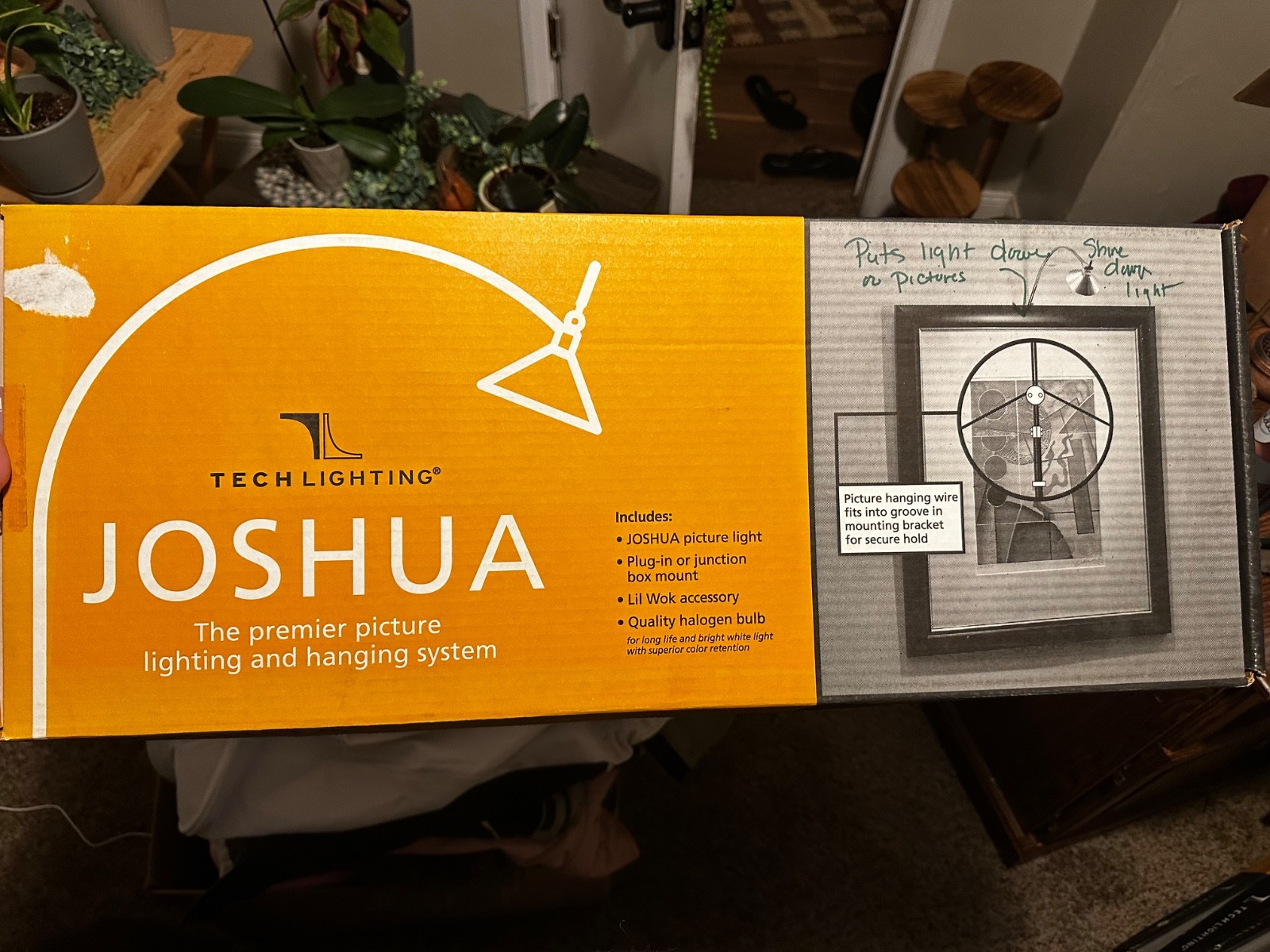 Gallery Style Picture Light : Joshua By Tech Lighting (Now Visual Comfort)