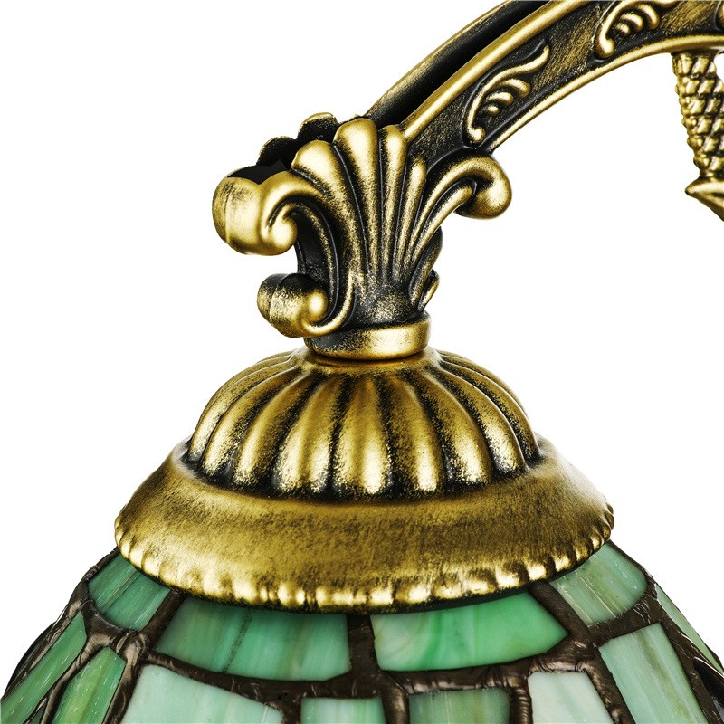 European Retro Wall Sconce Stained Glass Shade Wall Lamp Wall Light Tiffany Lamp