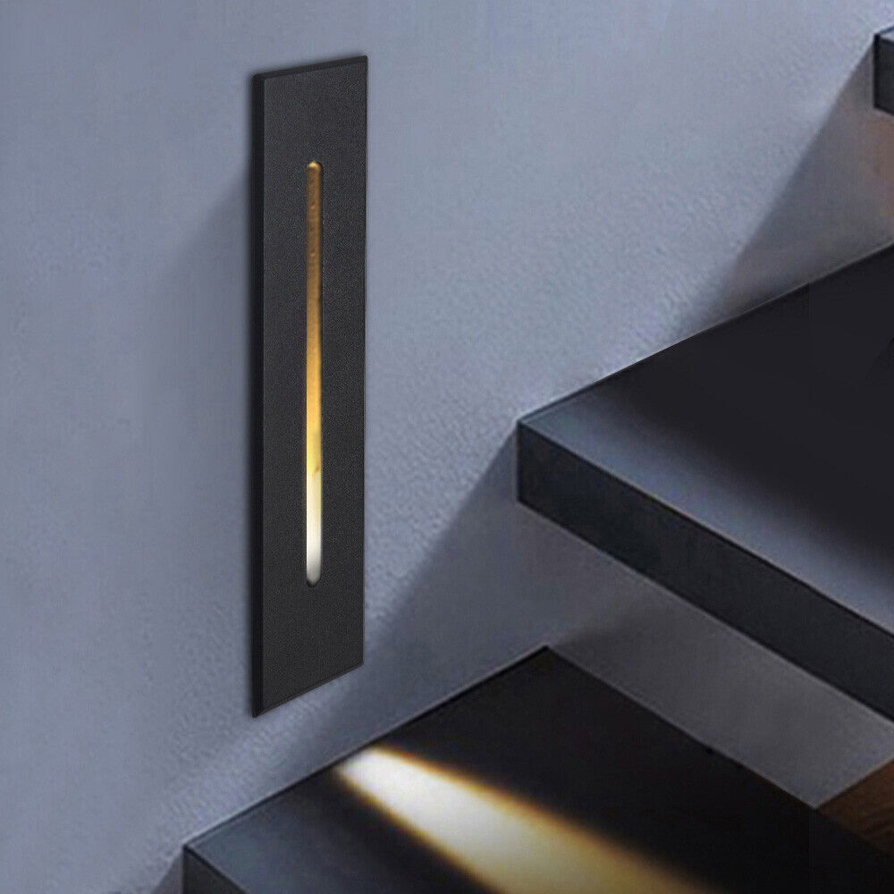 3W LED Chip Wall Lamp Fixture Stair Step Foot Light Flush Mounted Modern Decor