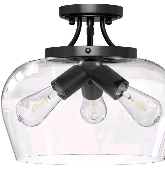 Semi Flush Mount Ceiling Light 13.8″ Ceiling Light Fixture