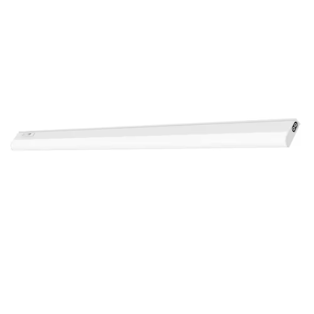 36 In. Plug-In White Integrated LED Linkable 2-Brightness Level under Cabinet Li
