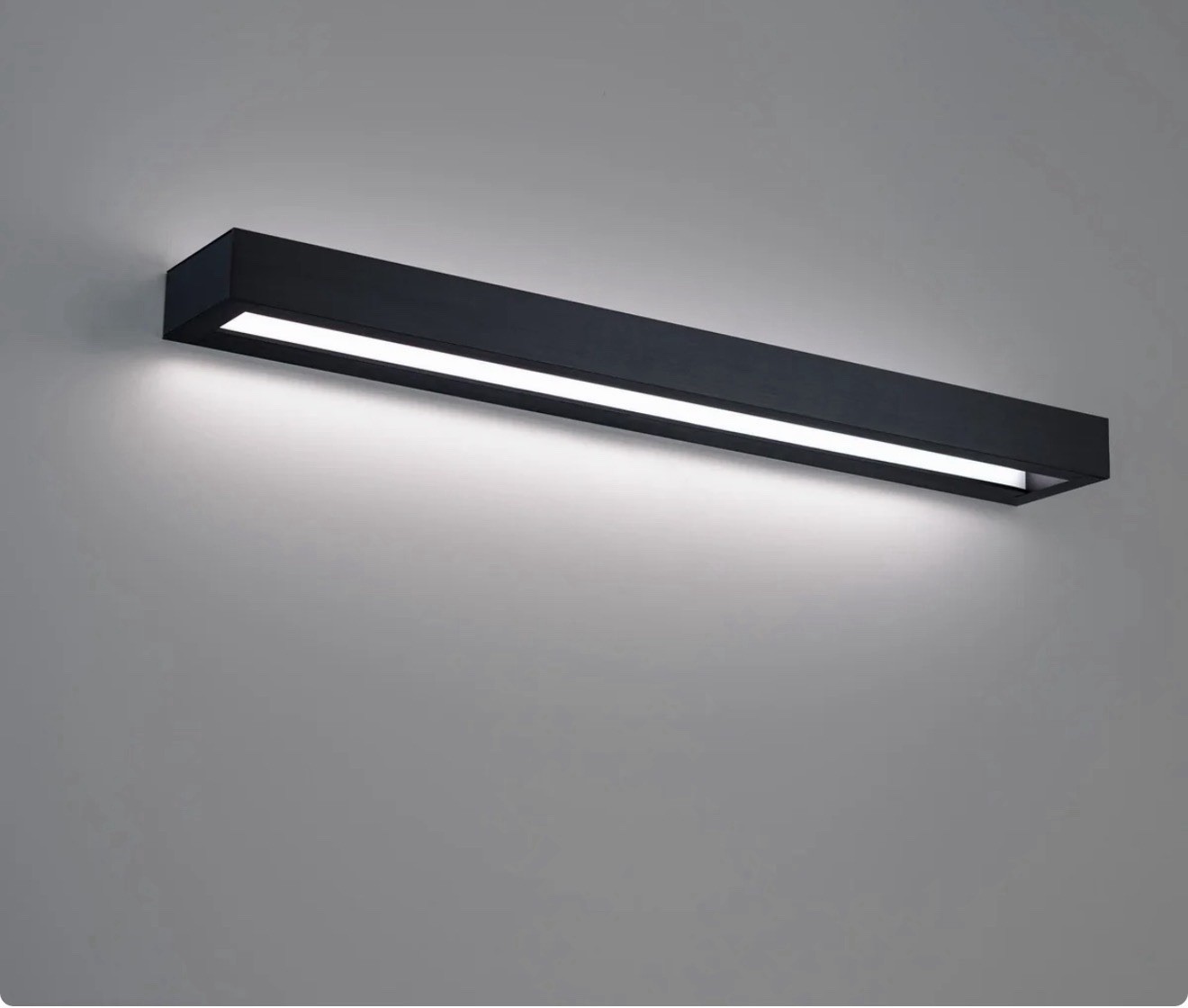 Modern Forms WS-52127-35-BK Open Bar 27in Black LED Vanity Wall Light 3-CCT