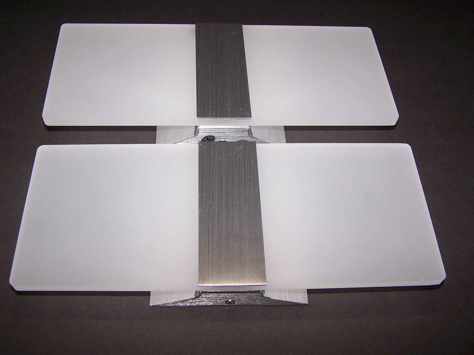 Set of 2 Modern Wall Sconce Indoor, 12W Warm White 3000K Acrylic Sconces