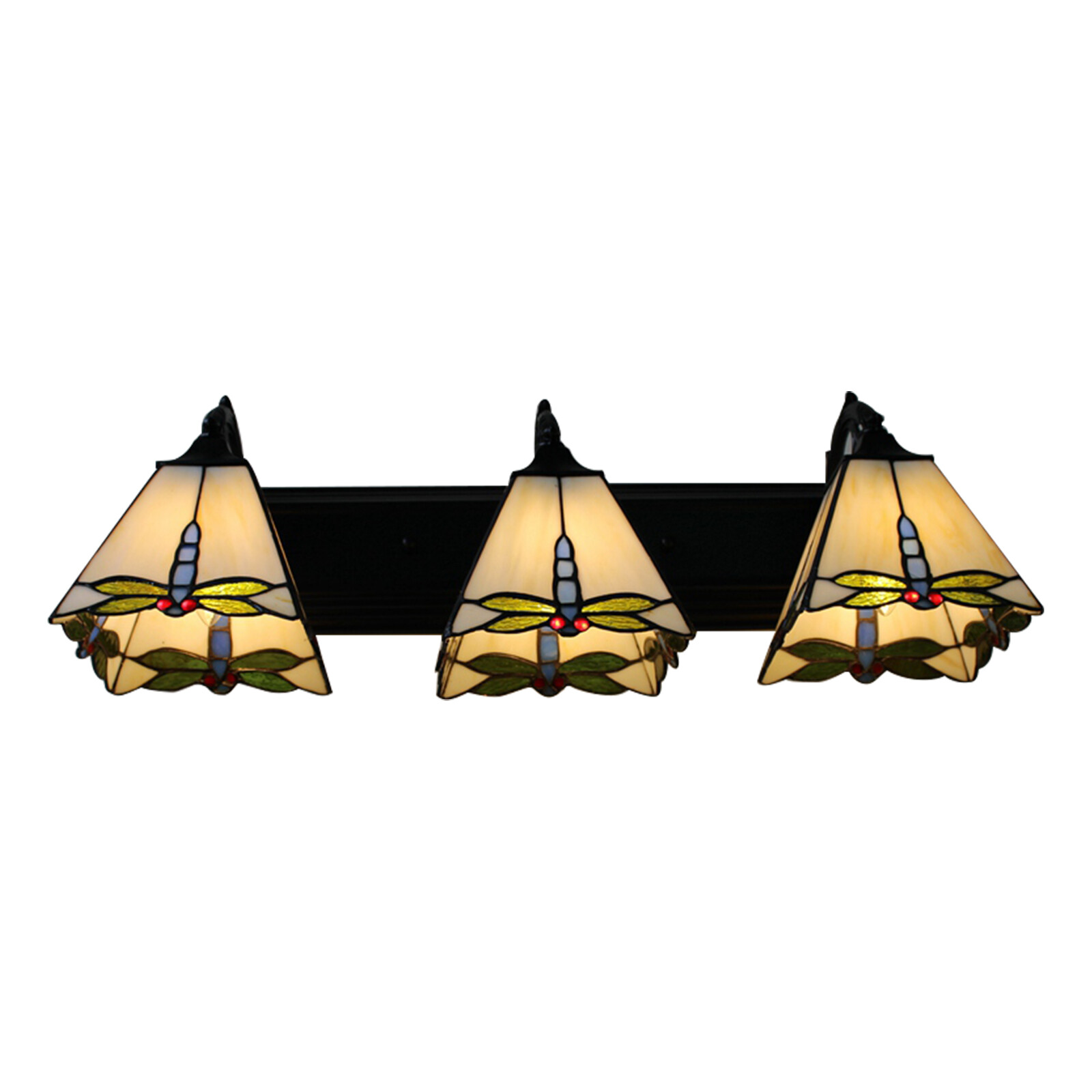 Light Fixtures Wall Sconce Lamp Tiffany Style Vintage Stained Glass Wall Mounted