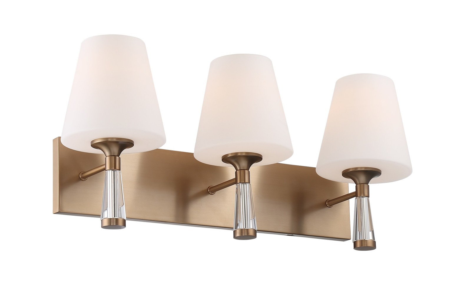 Crystorama Lighting Group RAM-A3403 Ramsey 3 Light 23″W Vanity – Nickel