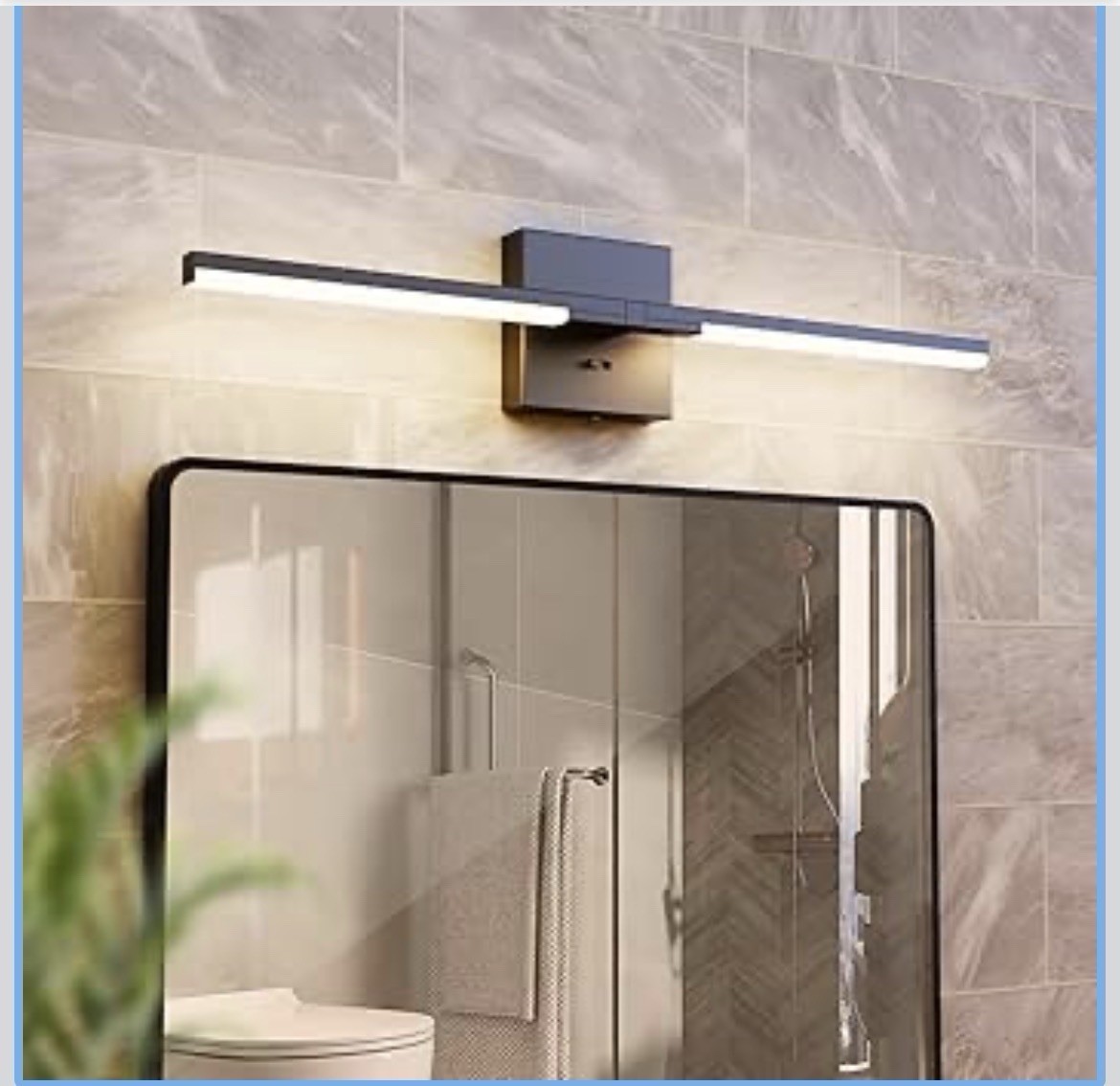 Vanity Lights 24 inch, 4-Level Brightness Built-in Dimmer, 14W Dimmable 5CCT