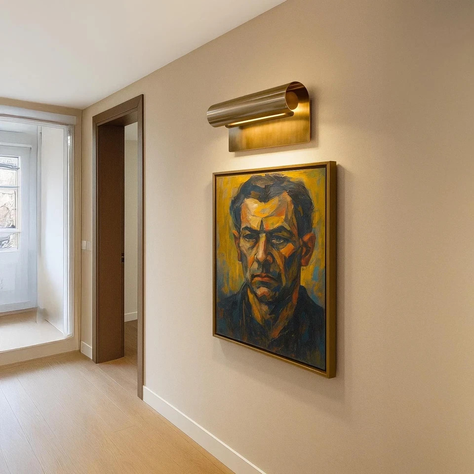 Handmade Brass Wall Sconce | Modern Art Picture Light