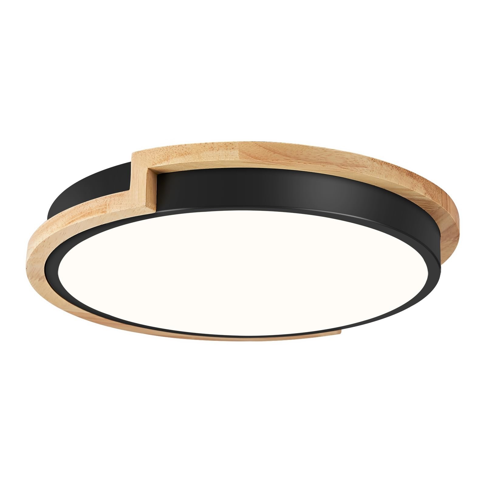 Modern LED Close to Ceiling Light, Round Shape Flush Mount Ceiling Light Fixt…