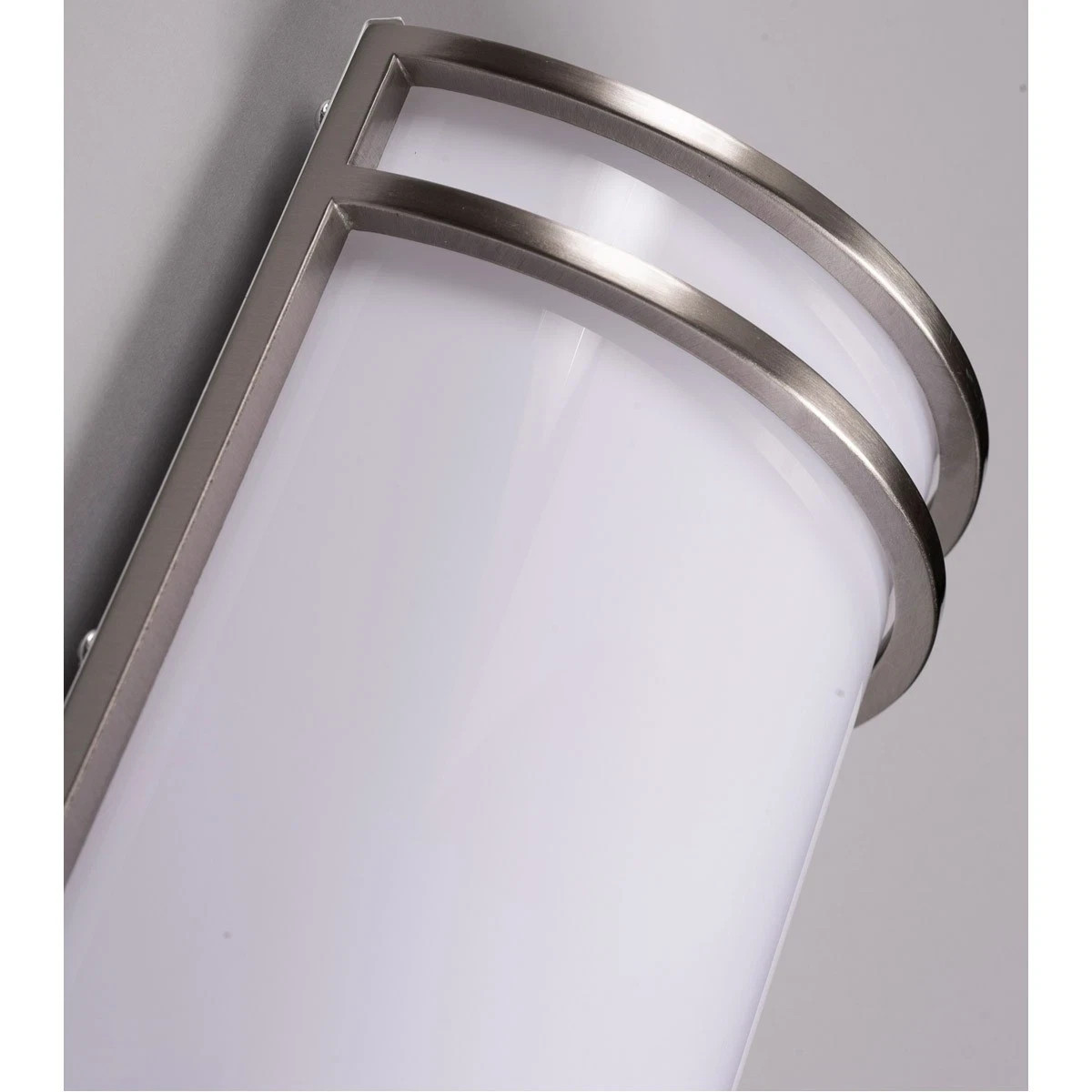 Half round wall mount Vantura LED Sconce – Brushed Nickel 3000k Warm White – AFX