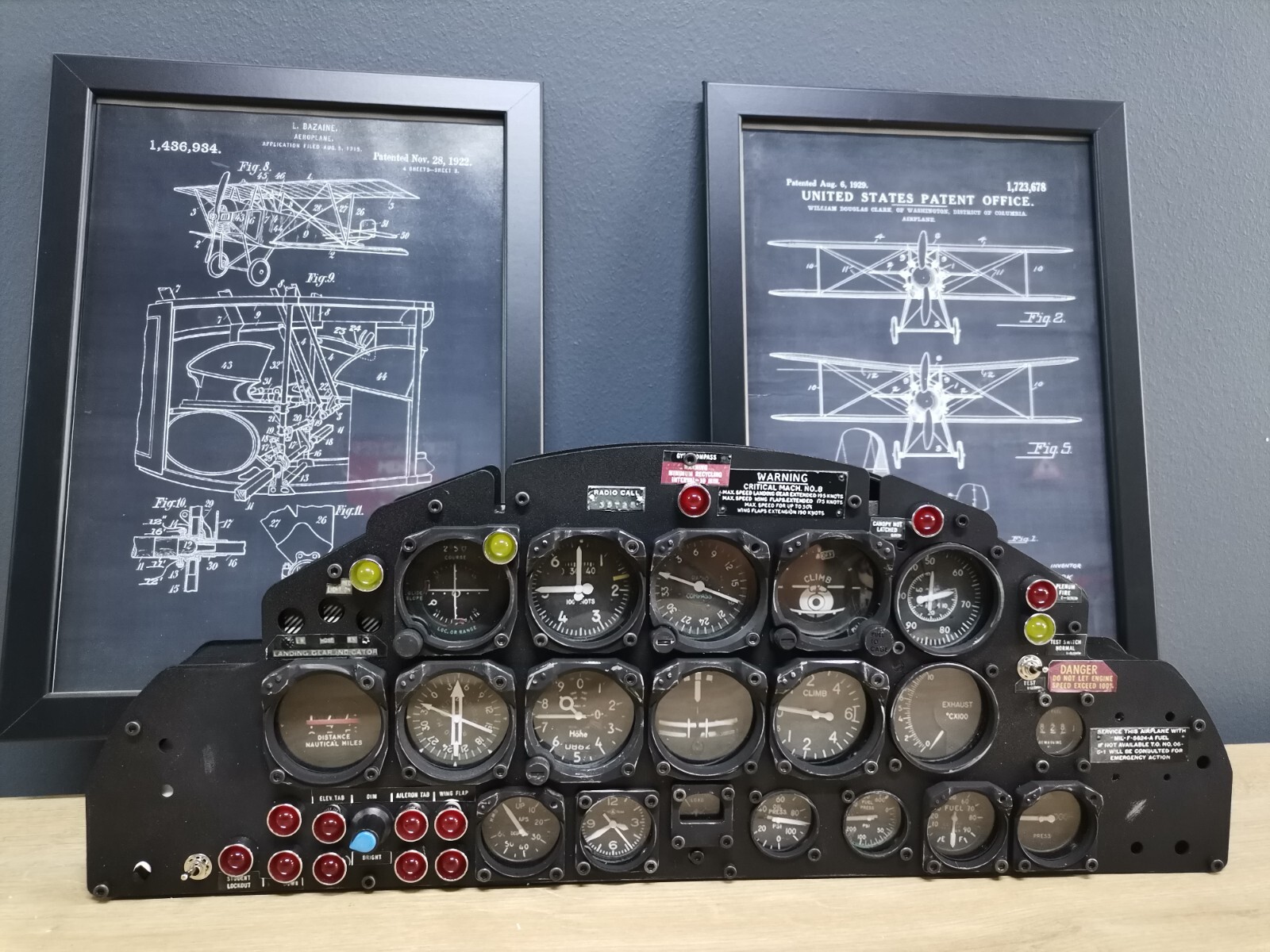 Aircraft style lighting , aviation decor , pilot decor , wall lighting, flight